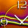Abstrakt Farbverlauf orange Designer Wanduhr modernes Wanduhren Design leise kein ticken dixtime 3D-0250