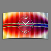 Psychodelic bunt Designer Wanduhr modernes Wanduhren...