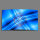 Abstrakt blau Designer Wanduhr modernes Wanduhren Design leise kein ticken dixtime 3D-0198