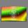 Psychodelic Regenbogen Designer Wanduhr modernes Wanduhren Design leise kein ticken dixtime 3D-0197