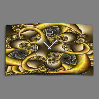 Abstrakt Fraktal Designer Wanduhr modernes Wanduhren...