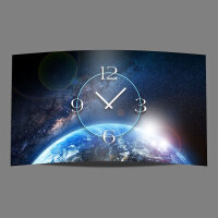Galaxy All Weltraum Designer Wanduhr modernes Wanduhren Design leise kein ticken dixtime 3D-0158