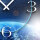 Galaxy All Weltraum Designer Wanduhr modernes Wanduhren Design leise kein ticken dixtime 3D-0158