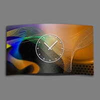 Abstrakt Designer Wanduhr modernes Wanduhren Design leise...