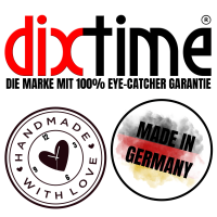 5073 Dixtime Designer Wanduhr, Wanduhren, Moderne Bürouhr  50cm Durchmesser