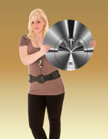 5070 Dixtime Designer Wanduhr, Wanduhren, Moderne Wohnraumuhr  30cm Durchmesser
