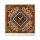 Tischuhr 30cmx30cm inkl. Alu-Ständer -antikes Design Motiv Holz Relief Schnitzerei geräuschloses Quarzuhrwerk -Wanduhr-Standuhr TU3956 DIXTIME