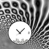 Tischuhr 30cmx30cm inkl. Alu-Ständer -modernes Design Waben anthrazit geräuschloses Quarzuhrwerk -Wanduhr-Standuhr TU4080 DIXTIME