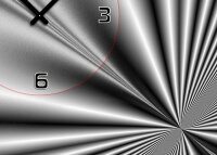 Tischuhr 30cmx30cm inkl. Alu-Ständer -edles Design metallic grau  geräuschloses Quarzuhrwerk -Wanduhr-Standuhr TU4099 DIXTIME
