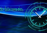 3813  Dixtime Designer Wanduhr, Wanduhren, Bürouhr, Wohnraumuhr