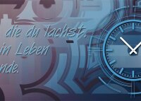 3805  Dixtime Designer Wanduhr, Wanduhren, Bürouhr, Wohnraumuhr