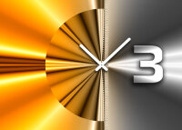 4321 Dixtime Designer Wanduhr, Wanduhren, Moderne Wohnraumuhr