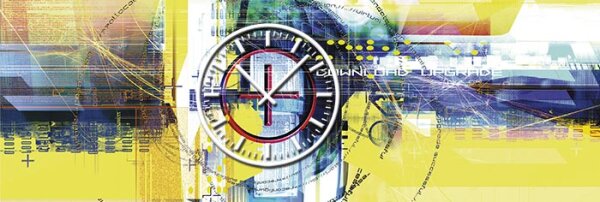 3565 Dixtime Moderne Designer Wanduhr, Wanduhren, Bürouhr