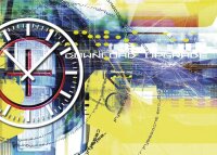 3565 Dixtime Moderne Designer Wanduhr, Wanduhren,...