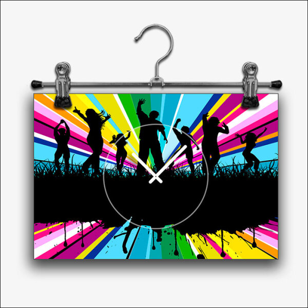 B048 Dixtime RETRO HangUp - Größe 30cm x 20cm - mit Hänger -