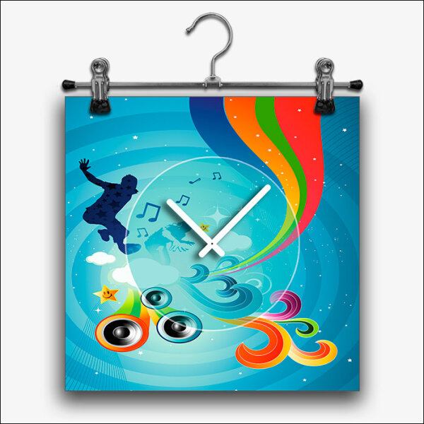 B028 Dixtime RETRO HangUp - Größe 30cm x 30cm - mit Hänger -
