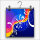 B027 Dixtime RETRO HangUp - Größe 30cm x 30cm - mit Hänger -