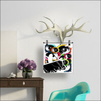 B026 Dixtime RETRO HangUp - Größe 30cm x 30cm - mit Hänger -