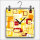 B019 Dixtime RETRO HangUp - Größe 30cm x 30cm - mit Hänger -