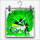 B014 Dixtime RETRO HangUp - Größe 30cm x 30cm - mit Hänger -
