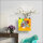 B013 Dixtime RETRO HangUp - Größe 30cm x 30cm - mit Hänger -