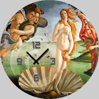 5091 Dixtime Designer Wanduhr, Wanduhren, Moderne Wohnraumuhren