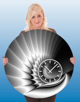 5085 Dixtime Designer Wanduhr, Wanduhren, Moderne...