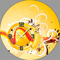 5074 Dixtime Designer Wanduhr, Wanduhren, Moderne...