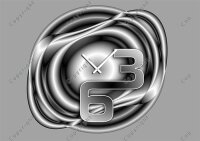 4192 Dixtime Designer Wanduhr, Wanduhren, Moderne...