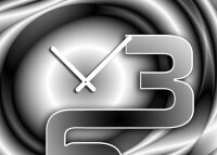 4192 Dixtime Designer Wanduhr, Wanduhren, Moderne...
