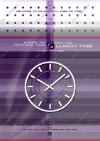 3859 Dixtime Designer Wanduhr, Wanduhren, Bürouhr