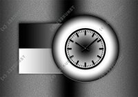 3765 Dixtime Designer Wanduhr, Wanduhren, Moderne...