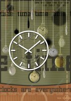 3861 Dixtime Designer Wanduhr, Wanduhren, Moderne...