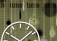 3861 Dixtime Designer Wanduhr, Wanduhren, Moderne Bürouhr