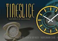 3855 Dixtime Designer Wanduhr, Wanduhren, Moderne Bürouhr
