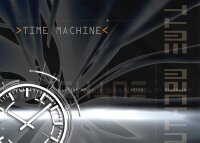 3628 Dixtime Designer Wanduhr, Wanduhren, Moderne Wohnraumuhr