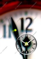 3618 Dixtime Designer Wanduhr, Wanduhren, Moderne...
