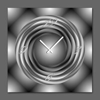 6047 Dixtime Designer Wanduhr, Wanduhren, Moderne...