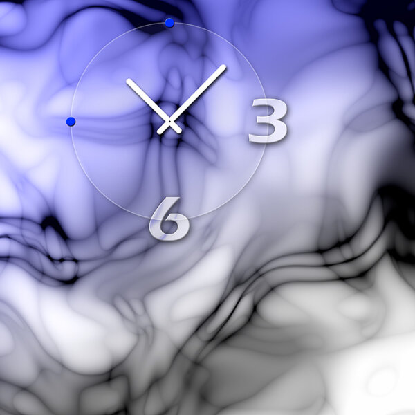 6067 Dixtime Designer Wanduhr, Wanduhren, Moderne Bürouhr