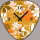 V157 Dixtime Designer Wanduhr, Wanduhren, Vintage Modell Plectrum
