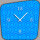 V074 Dixtime Designer Wanduhr, Wanduhren, Vintage Modell Square