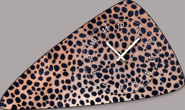 V001 Dixtime Vintage Designer Wanduhr, Wanduhren, Modell Niere