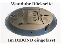 6116 Dixtime Digital Designer Wanduhr, Moderne Wohnraumuhr 35x100cm