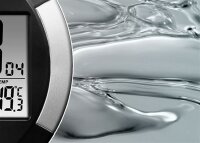 6123 Dixtime Digital Designer Wanduhr, Moderne Wohnraumuhr 35x100cm
