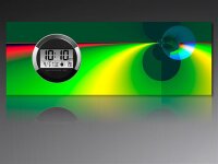 6124 Dixtime Digital Designer Wanduhr, Moderne...