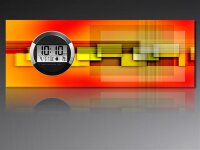 6127 Dixtime Digital Designer Wanduhr, Moderne...