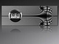 6130 Dixtime Digital Designer Wanduhr, Moderne...