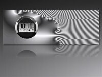 6132 Dixtime Digital Designer Wanduhr, Moderne...