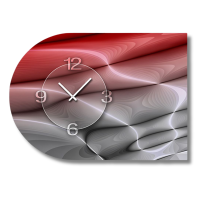 6135 Dixtime Designer Wanduhr, Moderne Wohnraumuhr...