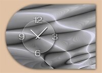 6136 Dixtime Designer Wanduhr, Moderne Wohnraumuhr...